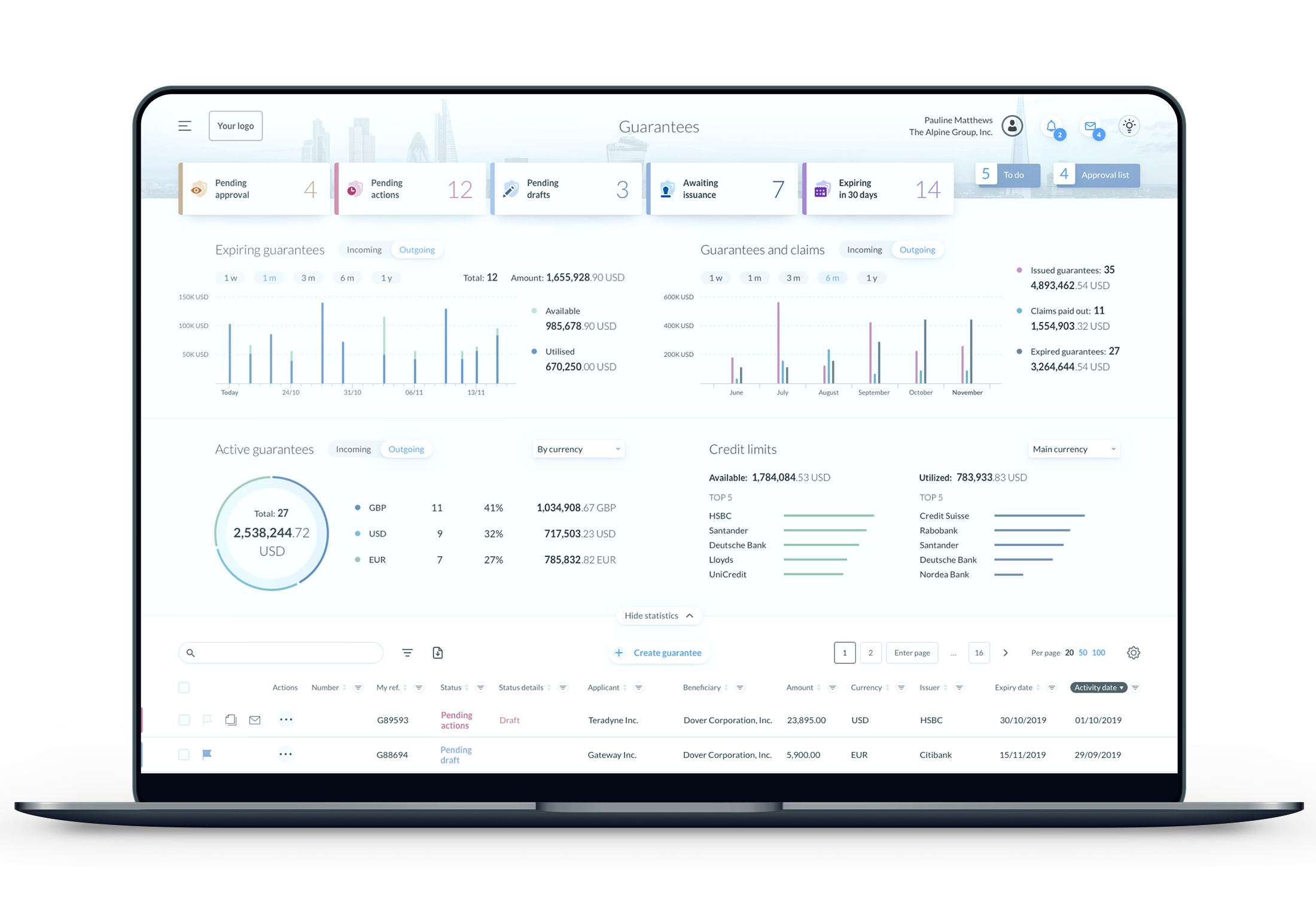 galileo-tpaas-dashboard